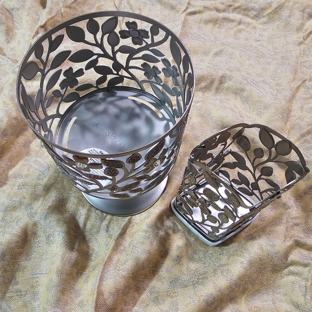 Candle and liquid soap holder
